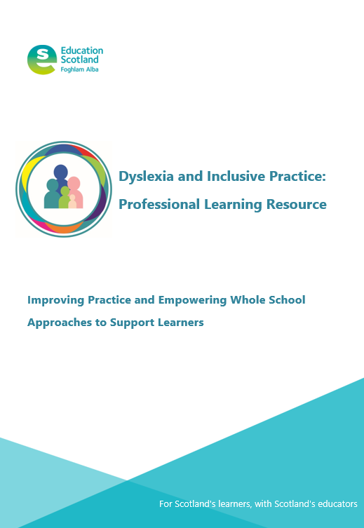 Dyslexia and Inclusive Education Professinal learning Resourse Front cover